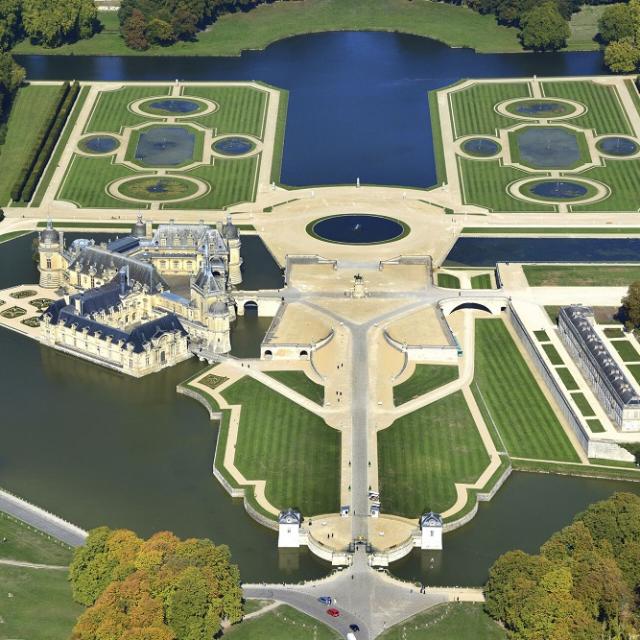 Chantilly _ Domaine de Chantilly _ Vue Aérienne © CRTC Hauts-de-France - Philippe Frutier