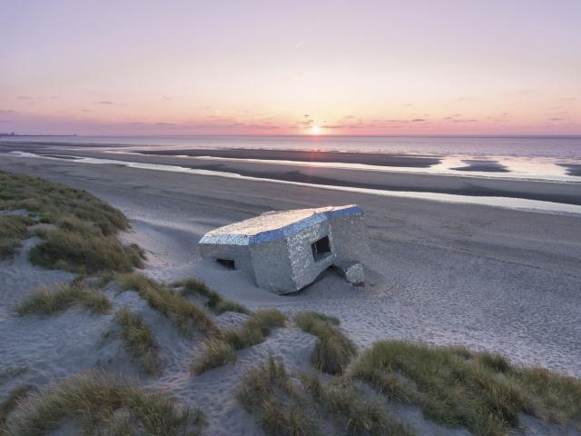 Leffrinckoucke _ Le Blockhaus Miroir © CRTC Hauts-de-France Nicolas Bryant